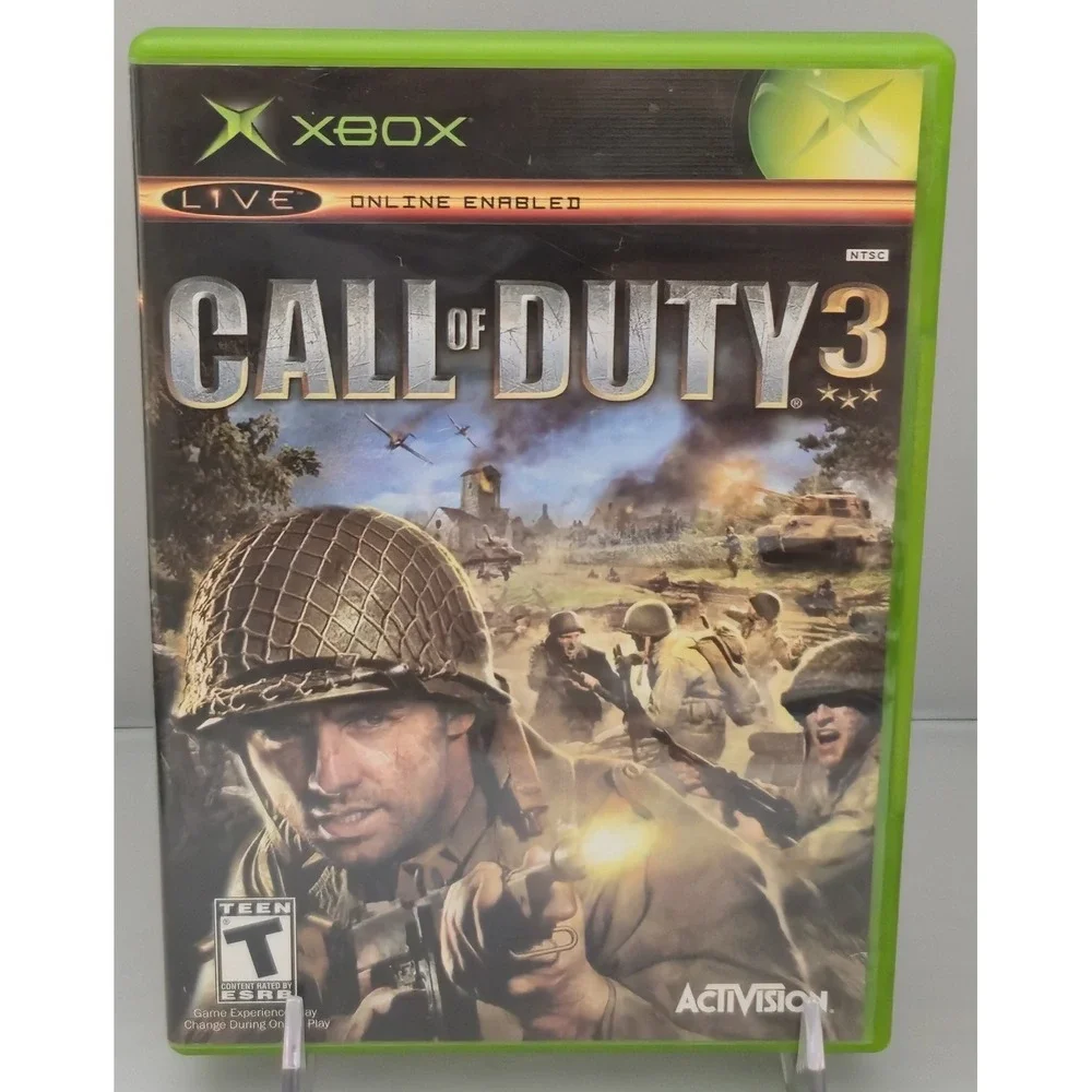 Call of Duty 3 - Microsoft Xbox 2006 - Case & Disc (No Manual) - Tested